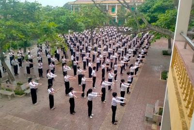 HÀO KHÍ VOVINAM: TRƯỜNG THCS NAM LỢI RẠNG RỠ TRONG NGÀY HỘI ĐỒNG DIỄN